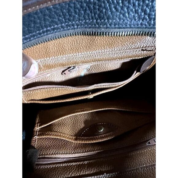 Vintage 80's Dooney & Bourke All Weather Leather Double Handle Handbag - Picture 10 of 10